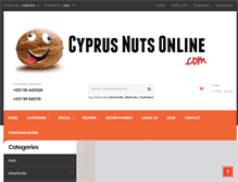 Tablet Screenshot of cyprusnutsonline.com